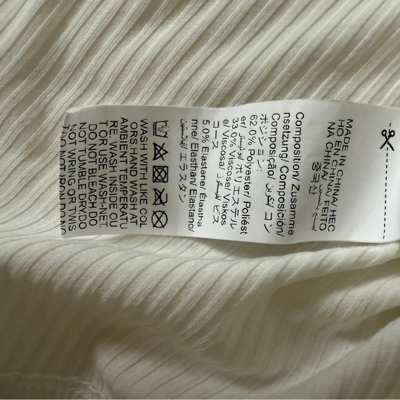 SHEIN White Babydoll Dress with Bishop Sleeves - Picture 8 of 8